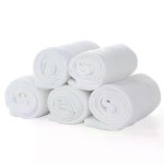 Combed Cotton Towels, Absorbent and Thick, Soft and Gentle on the Skin, White, for the